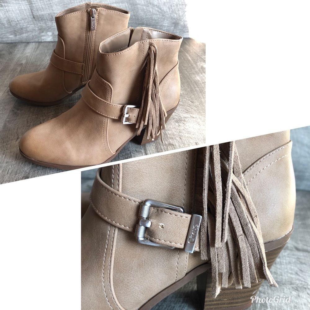 Circus Sam Edelman LEAH Women’s Fringe Leather Western Bootie, size 8.5 - Picture 6 of 8